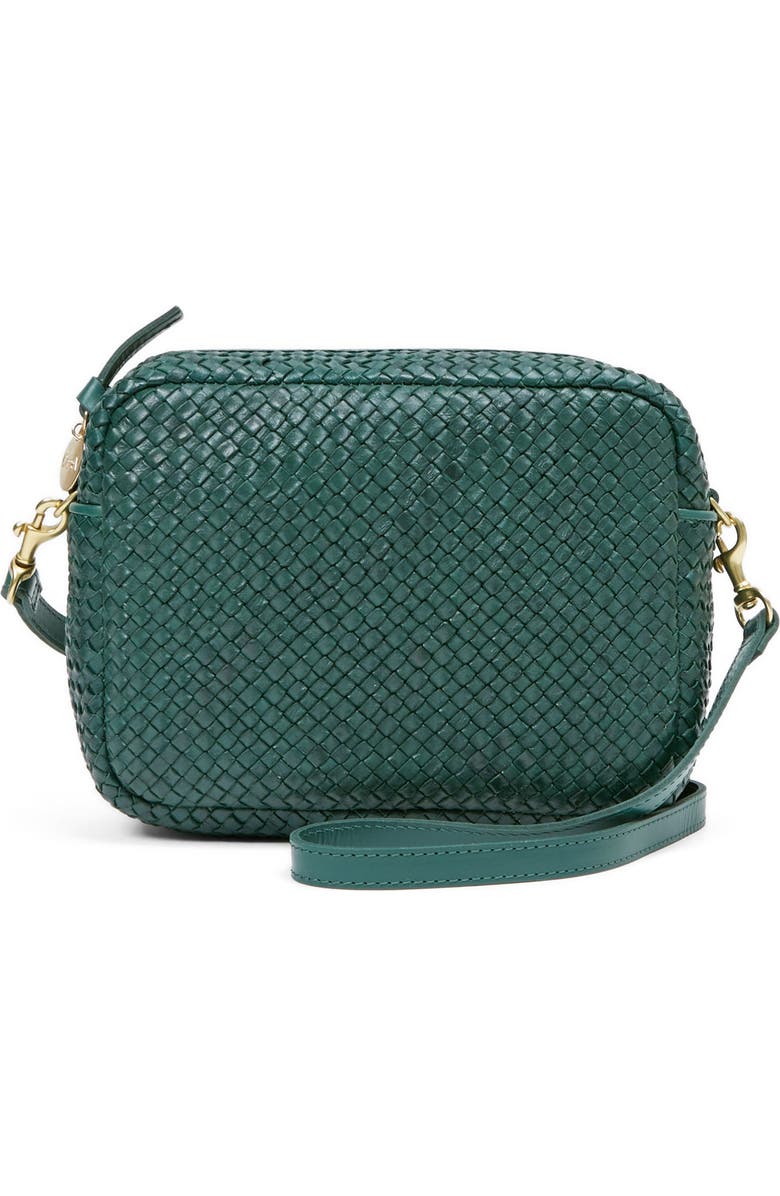 Clare V. Midi Sac Leather Crossbody Bag, Main, color,