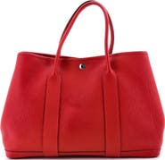Pre-Owned Hermes Garden Party Tote Leather 36