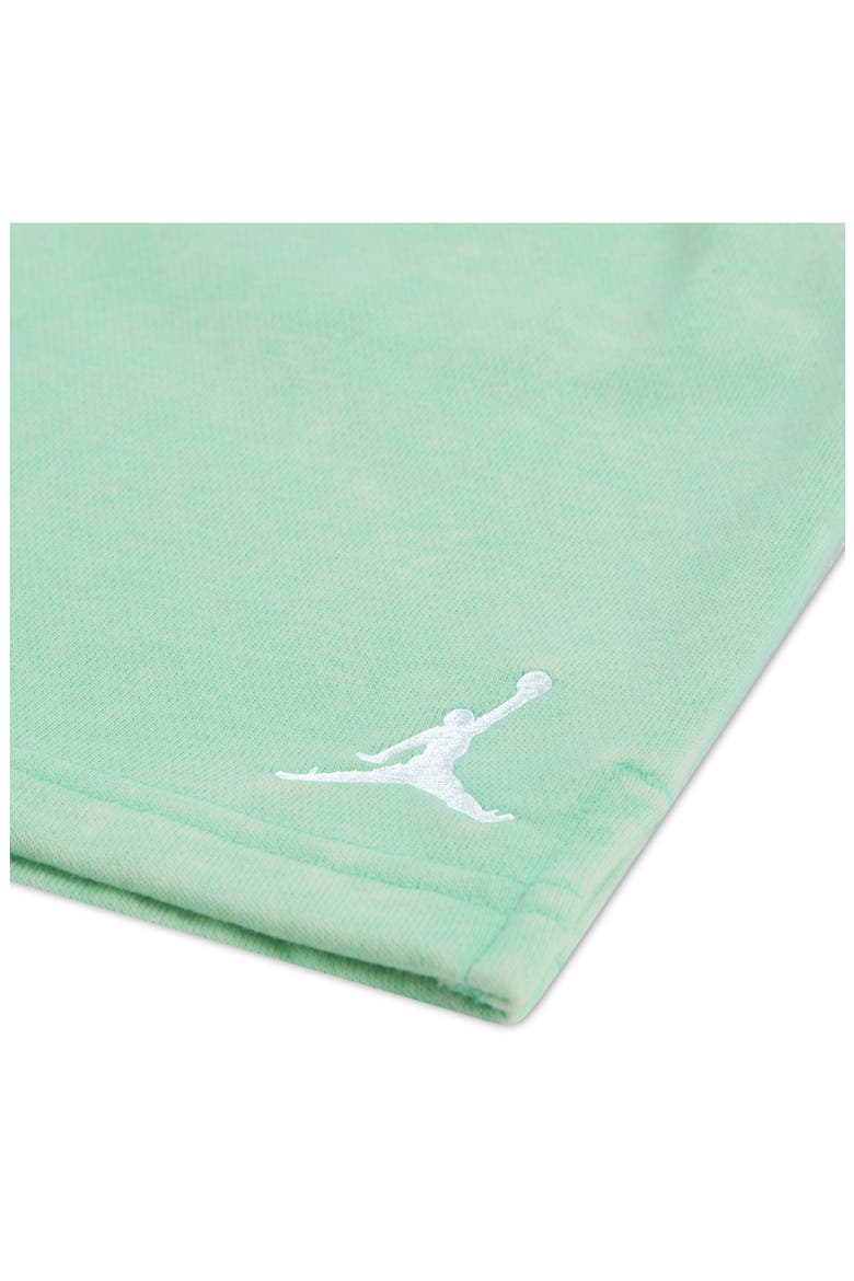 Kids' Brooklyn Fleece Acid Wash Sweat Shorts, Alternate, color, GREENGLOW