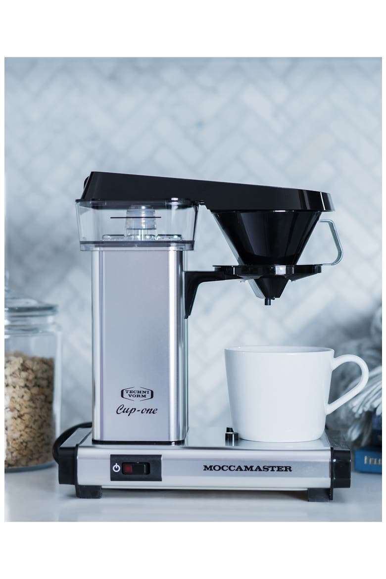 Cup-One Coffeemaker, Alternate, color, POLISHED SILVER