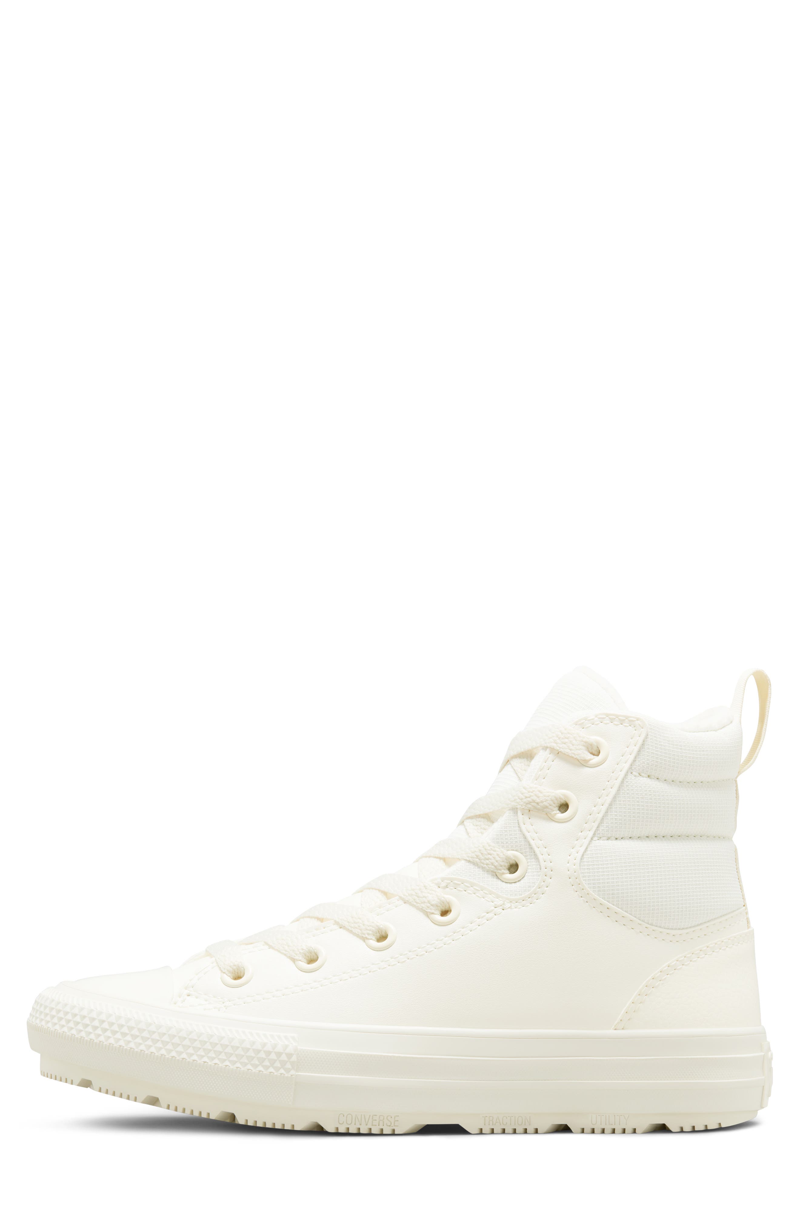 Chuck Taylor® All Star® Berkshire Water Resistant Sneaker Boot, Alternate, color, EGRET/ BOLD MANDARIN/ EGRET