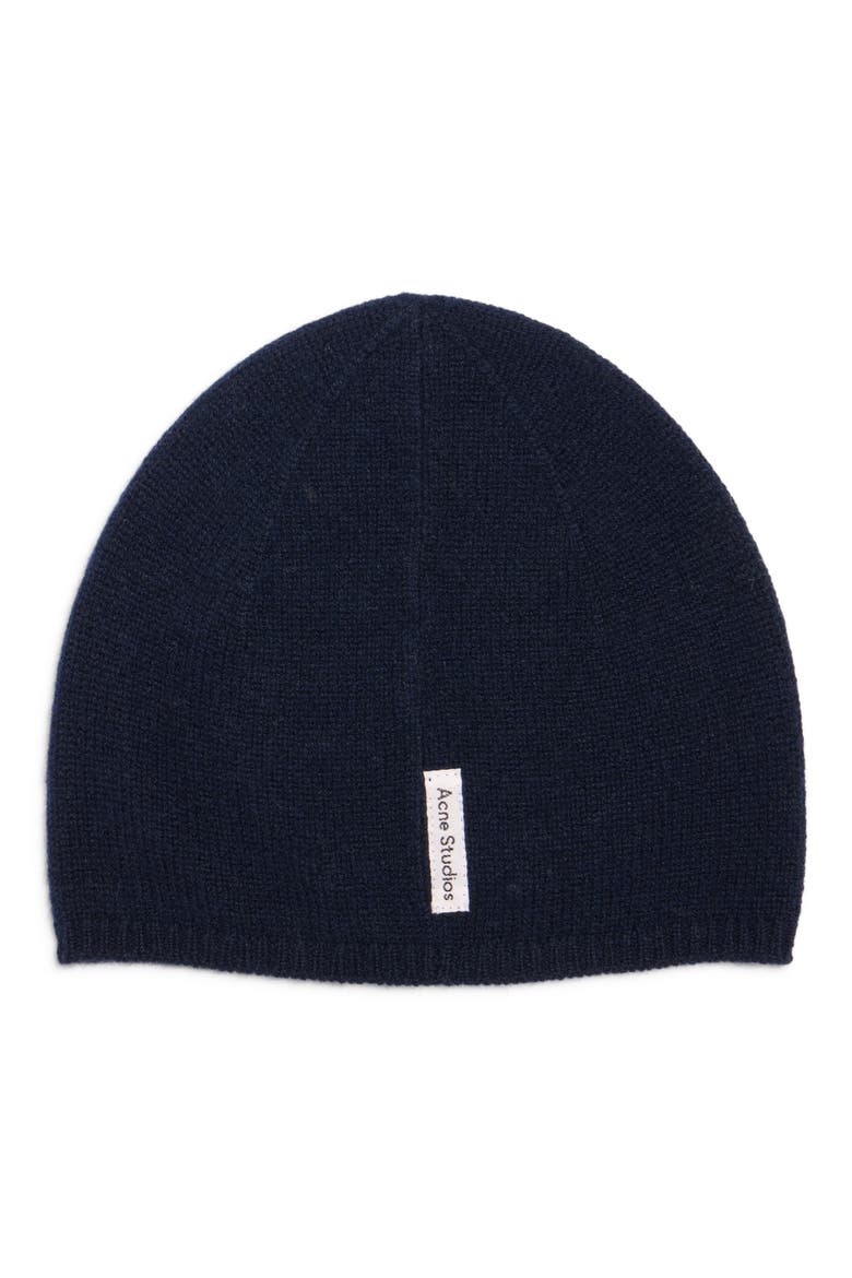 Kassia Cashmere Beanie, Main, color, INK BLUE