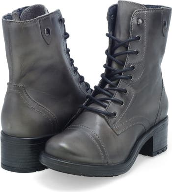 みほ Miz Mooz Calla Cap Toe Lace-Up Bootie (Women) | Nordstrom