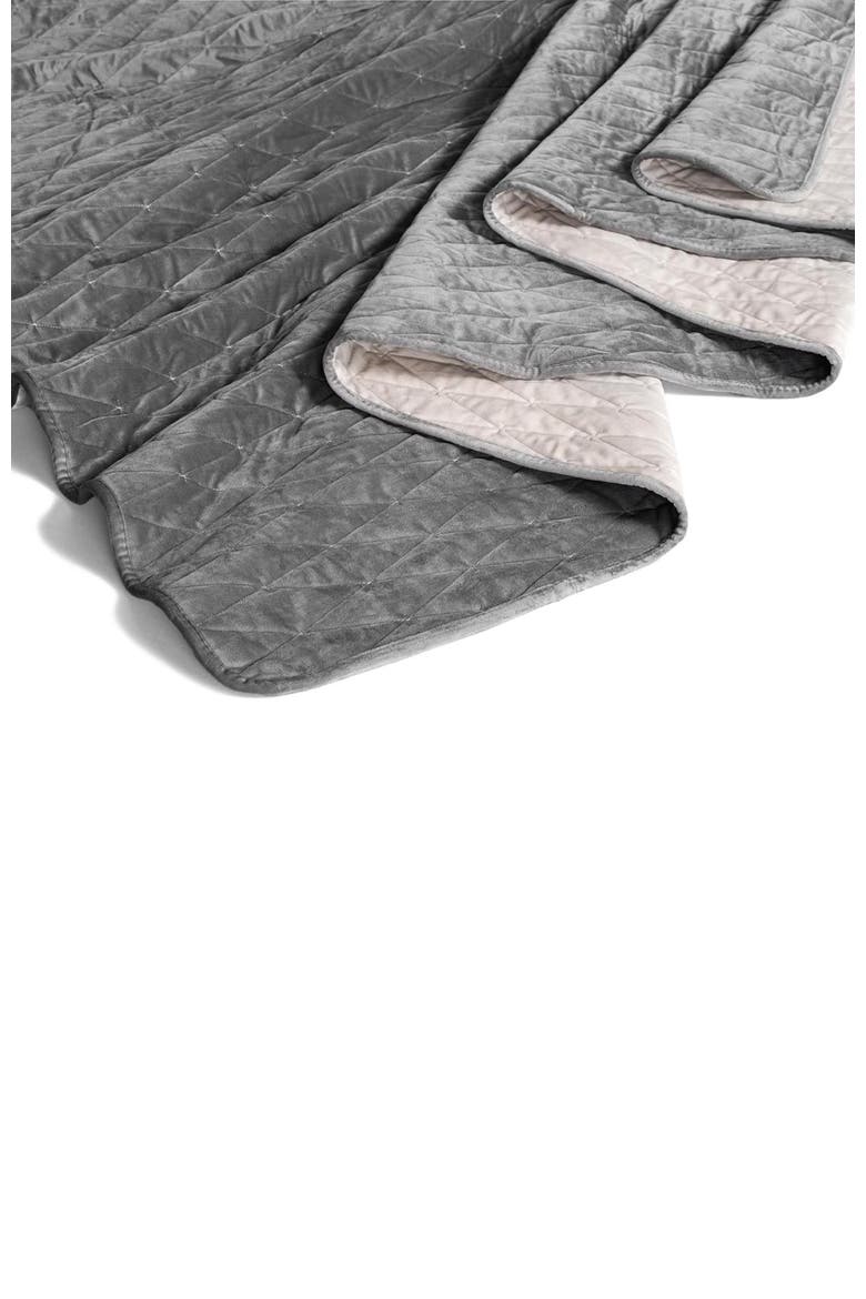 Moretto Bedcover, Alternate, color, Grey