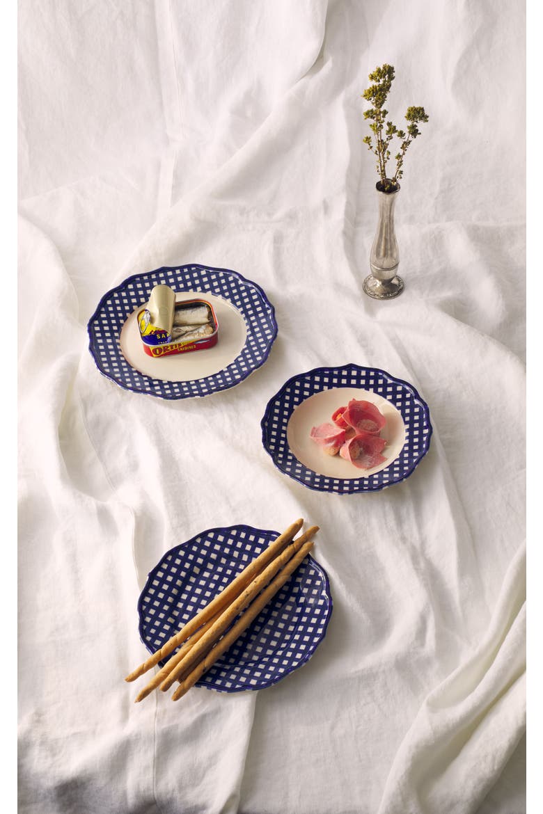 Beatrix 12 Piece Set with Pasta Bowl, Alternate, color, Cream/Blue