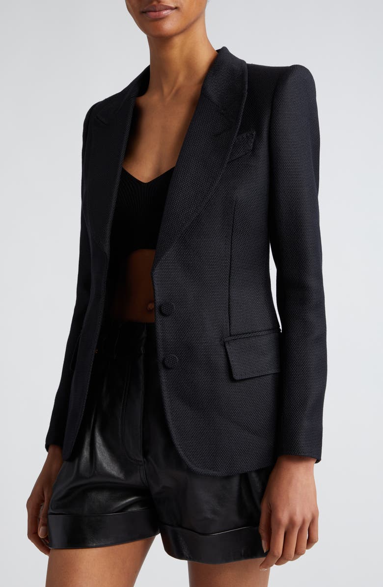 TOM FORD Hopsack Slim Fit Blazer, Alternate, color,