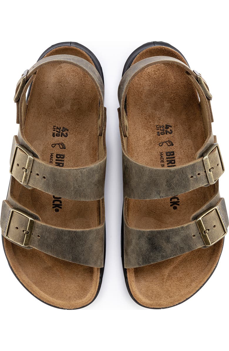 Birkenstock Milano Slingback Sandal, Alternate, color, Faded Khaki