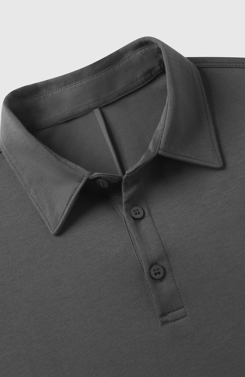 Jack Archer Jetsetter Tech Performance Polo In Gray