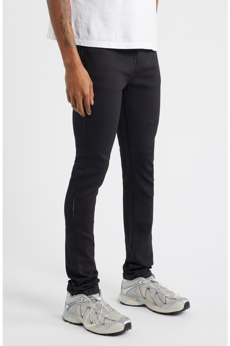 Bryant Mid Rise Skinny Jeans, Alternate, color, DUSTY NAVY TRIPLE CROSS