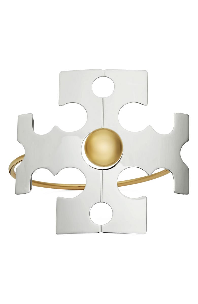 Tory Burch Logo Cuff, Alternate, color,