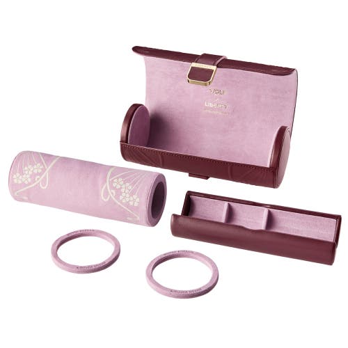 Wolf X All Over Ianthe Triple Watch Roll In Burgundy