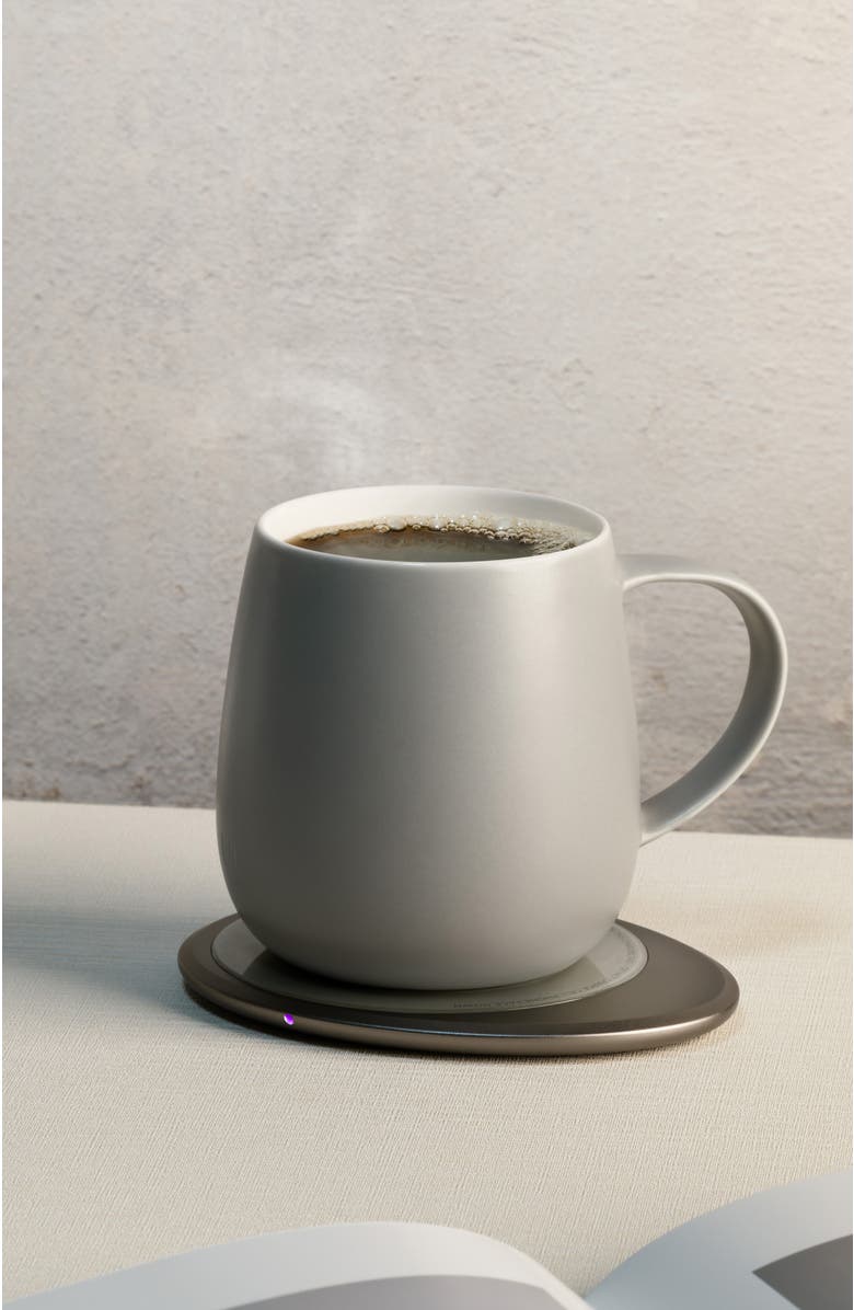 OHOM INC Ui 3 Self-heating Mug Set, Alternate, color, Soft Gray
