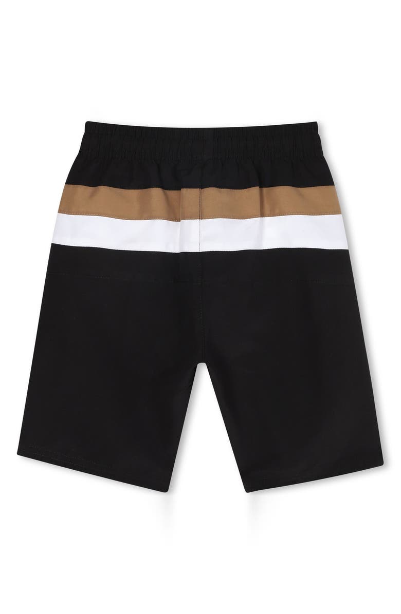 BOSS Kids' Swim Shorts, Alternate, color, Black