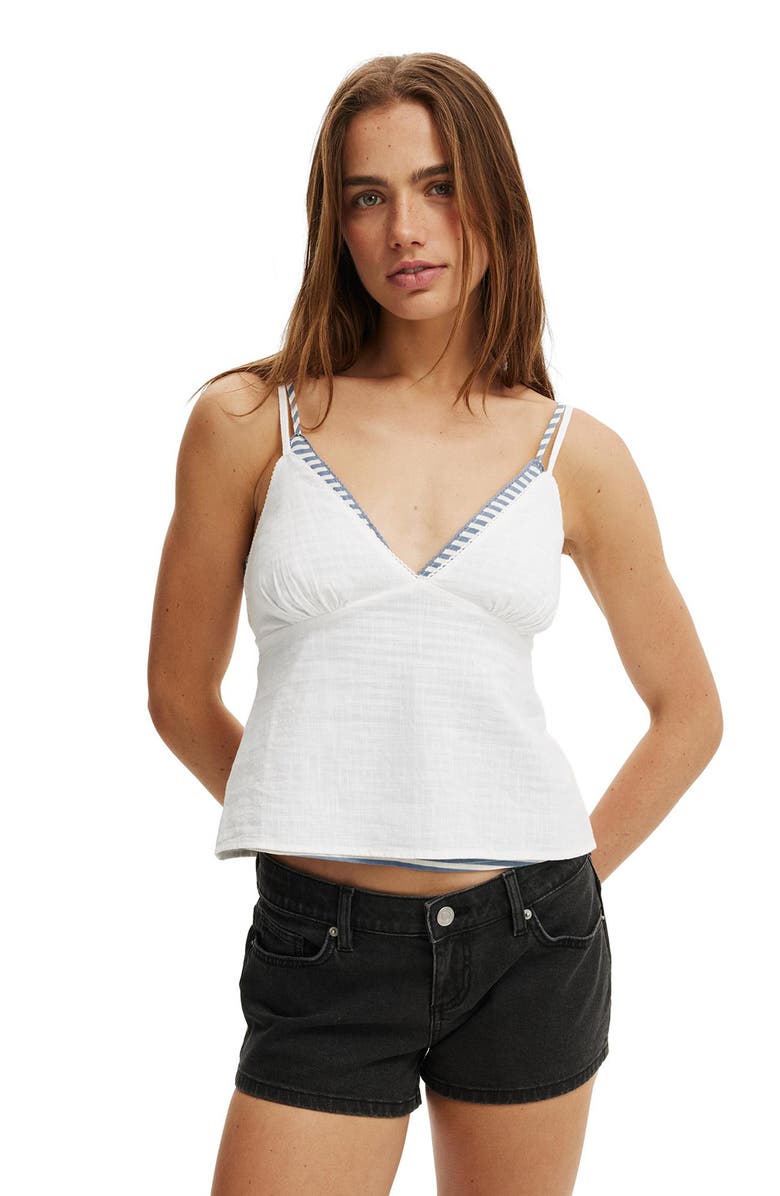 Cotton On Micro Low Rise Denim Shorts, Alternate, color, Leo Black