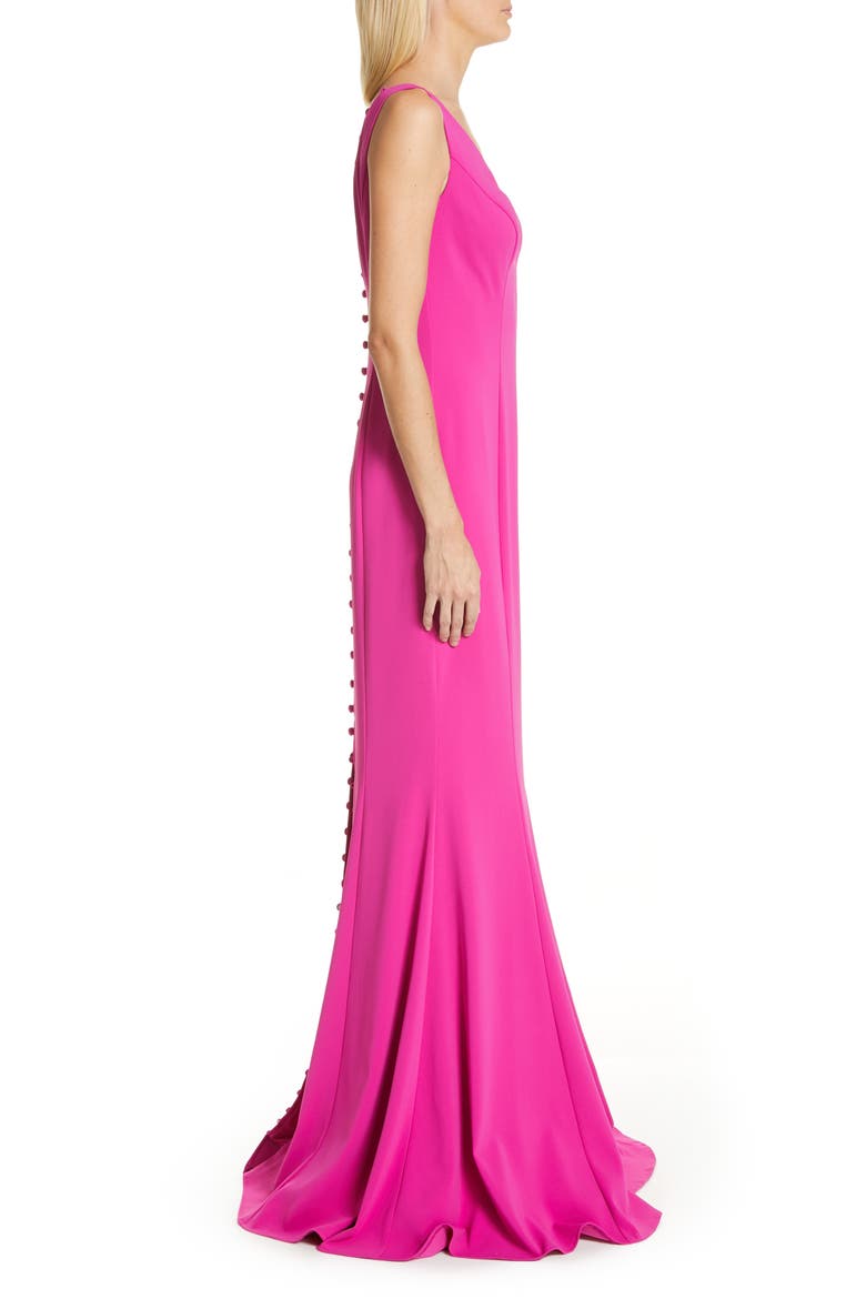Badgley Mischka Odessa Trumpet Gown, Alternate, color, MAGENTA