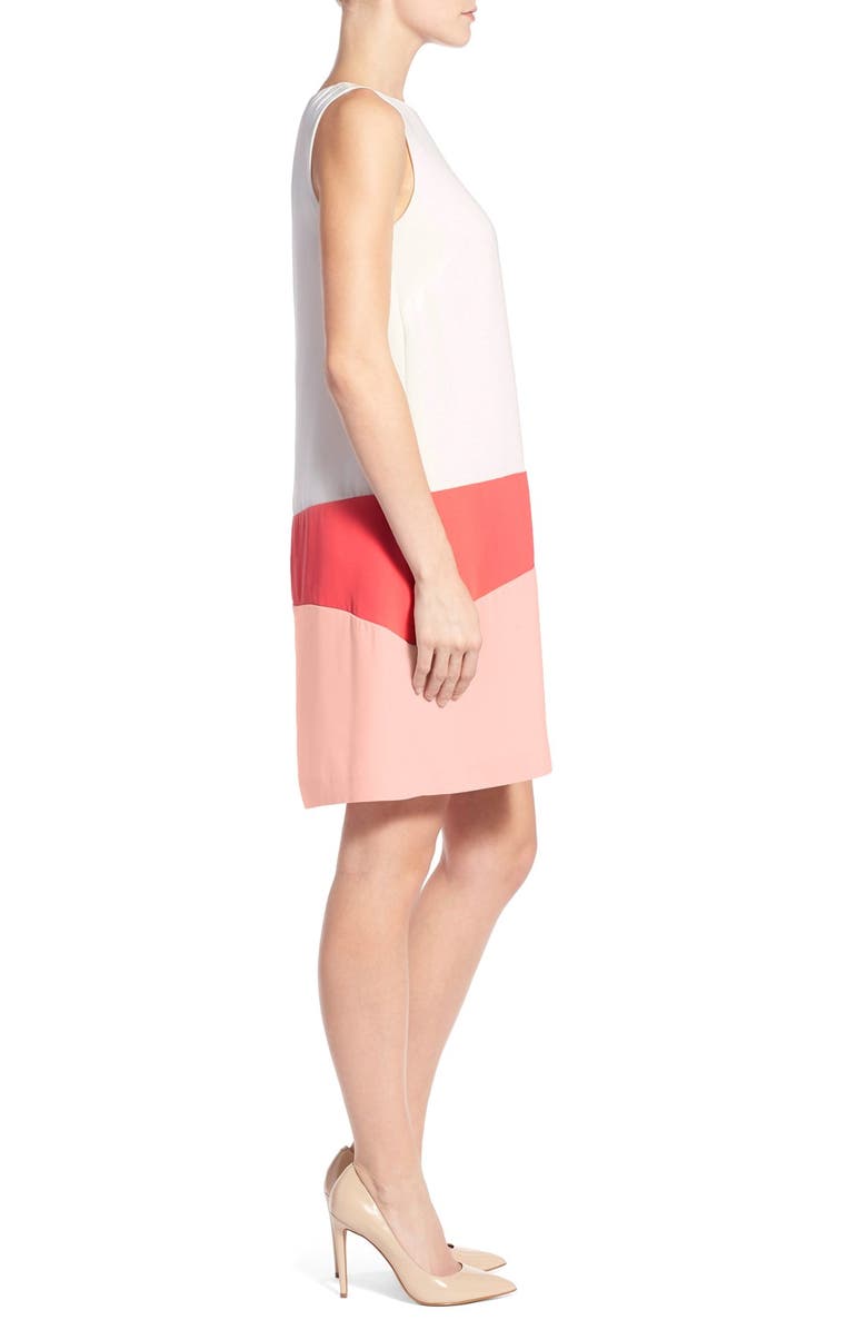 Halogen<sup>®</sup> Colorblock Shift Dress, Alternate, color, 