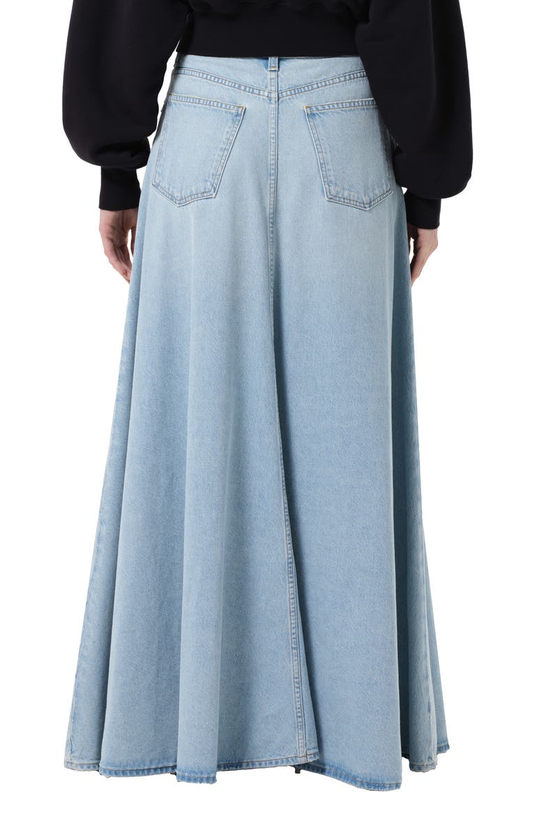 Odin Denim A-Line Maxi Skirt, Alternate, color, LOST