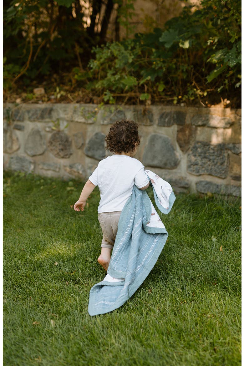 Organic Cotton Muslin Baby Blanket, Alternate, color, ANIMAL CRACKERS