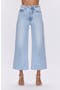 Lana Raw Hem High Waist Crop Wide Leg Jeans