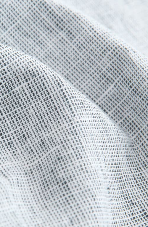 Next Kids' Linen & Cotton Drawstring Pants In Grey