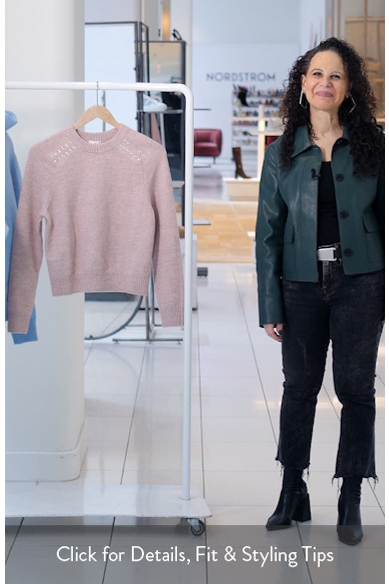 Grommet Knit Sweater video