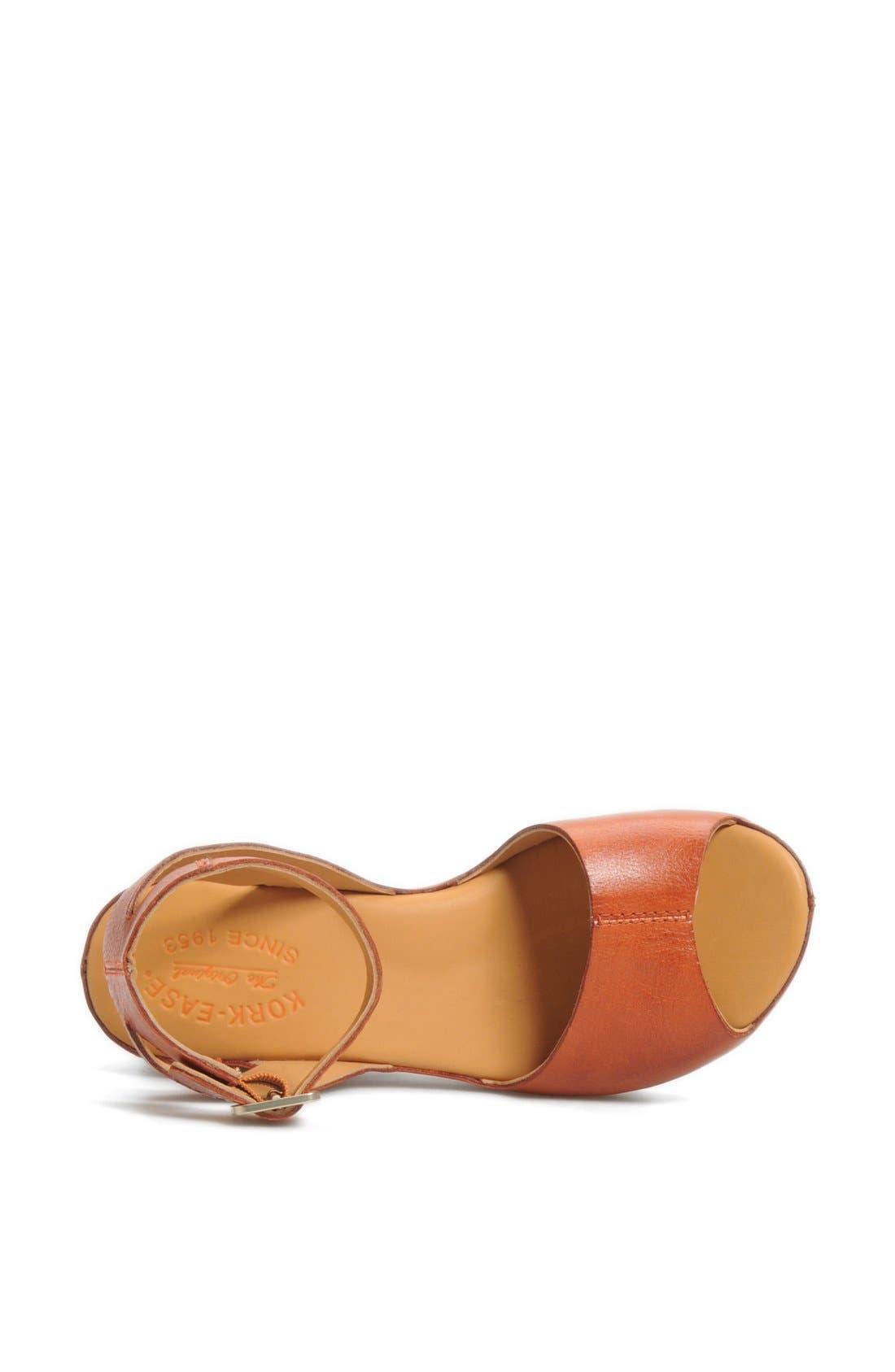 'Carolyne' Sandal, Alternate, color, RUST