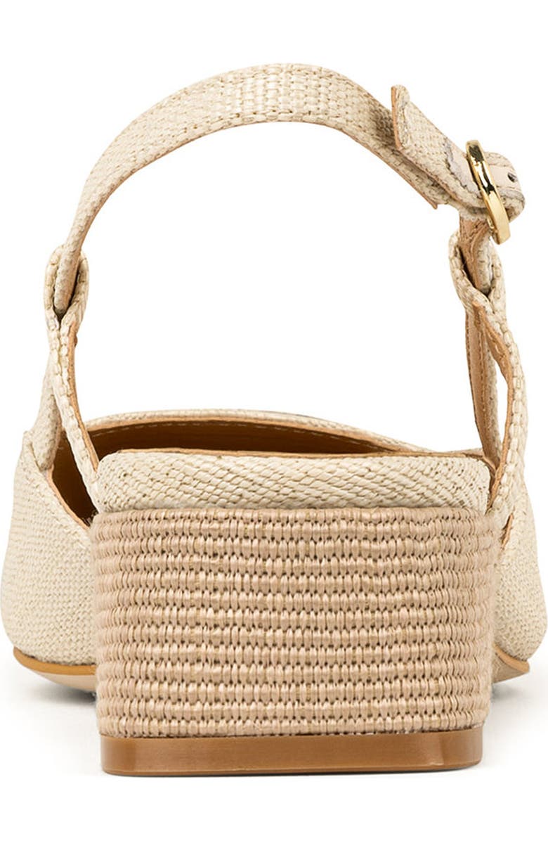 Donald Pliner Woven Slingback Pump, Alternate, color, Natural/ Sand