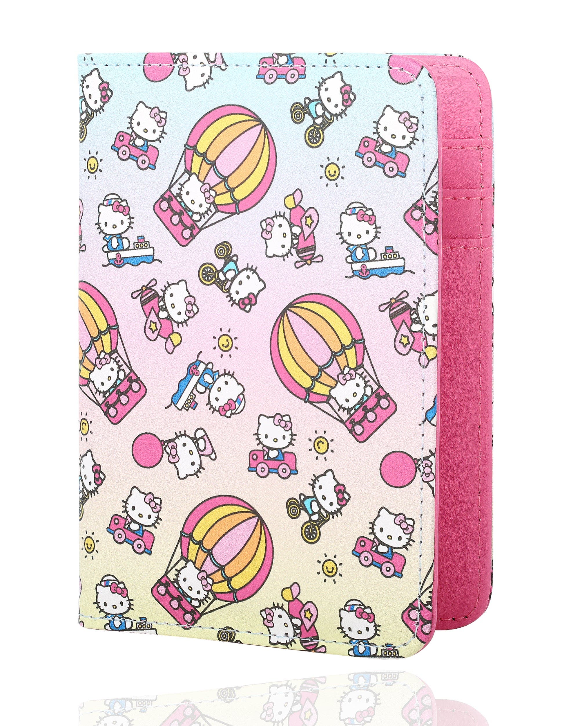 Hello Kitty Passport Holder, Luggage Tag, Luggage Strap Gift Travel Set, Alternate, color, 