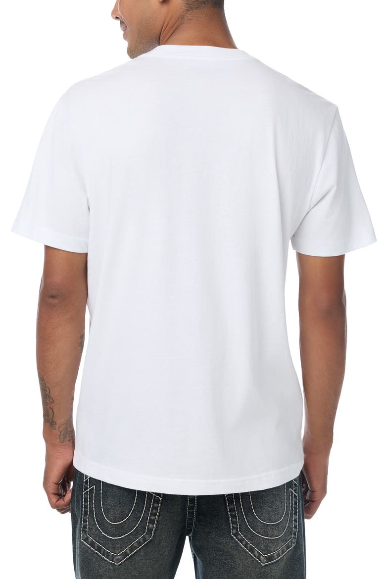 Stitched Block Buddha Graphic T-Shirt, Alternate, color, OPTIC WHITE