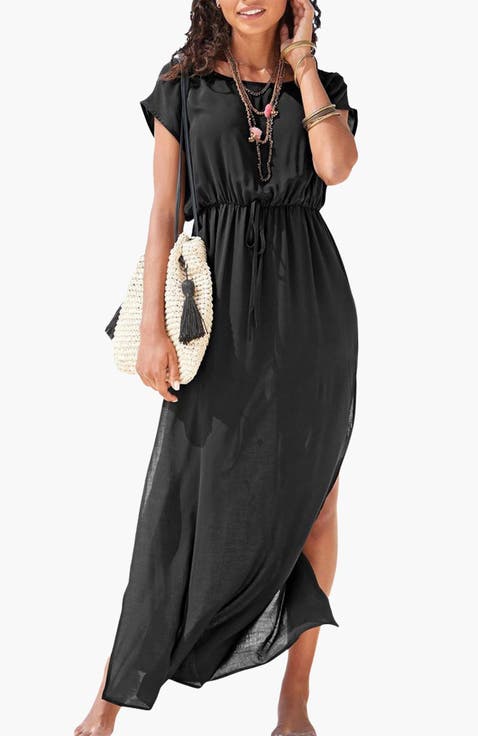 Women's Tie Waist Cover Up