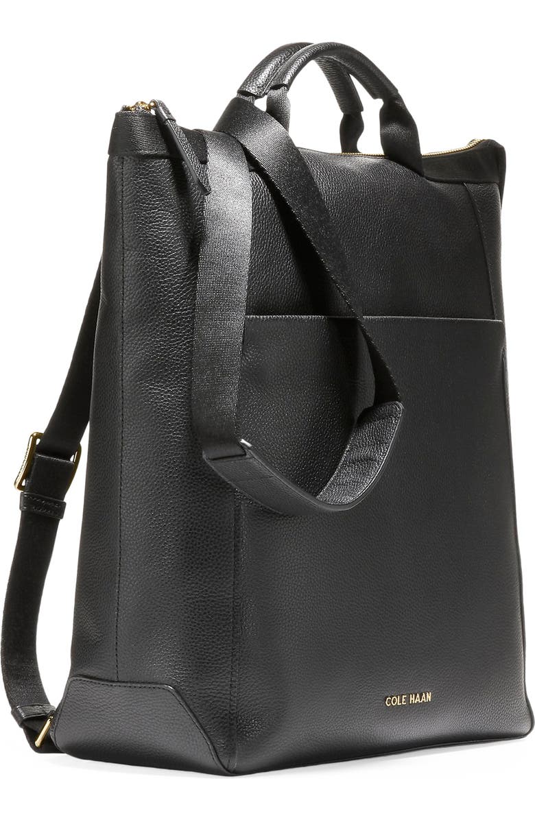 Cole Haan Grand Ambition Leather Convertible Backpack, Alternate, color,