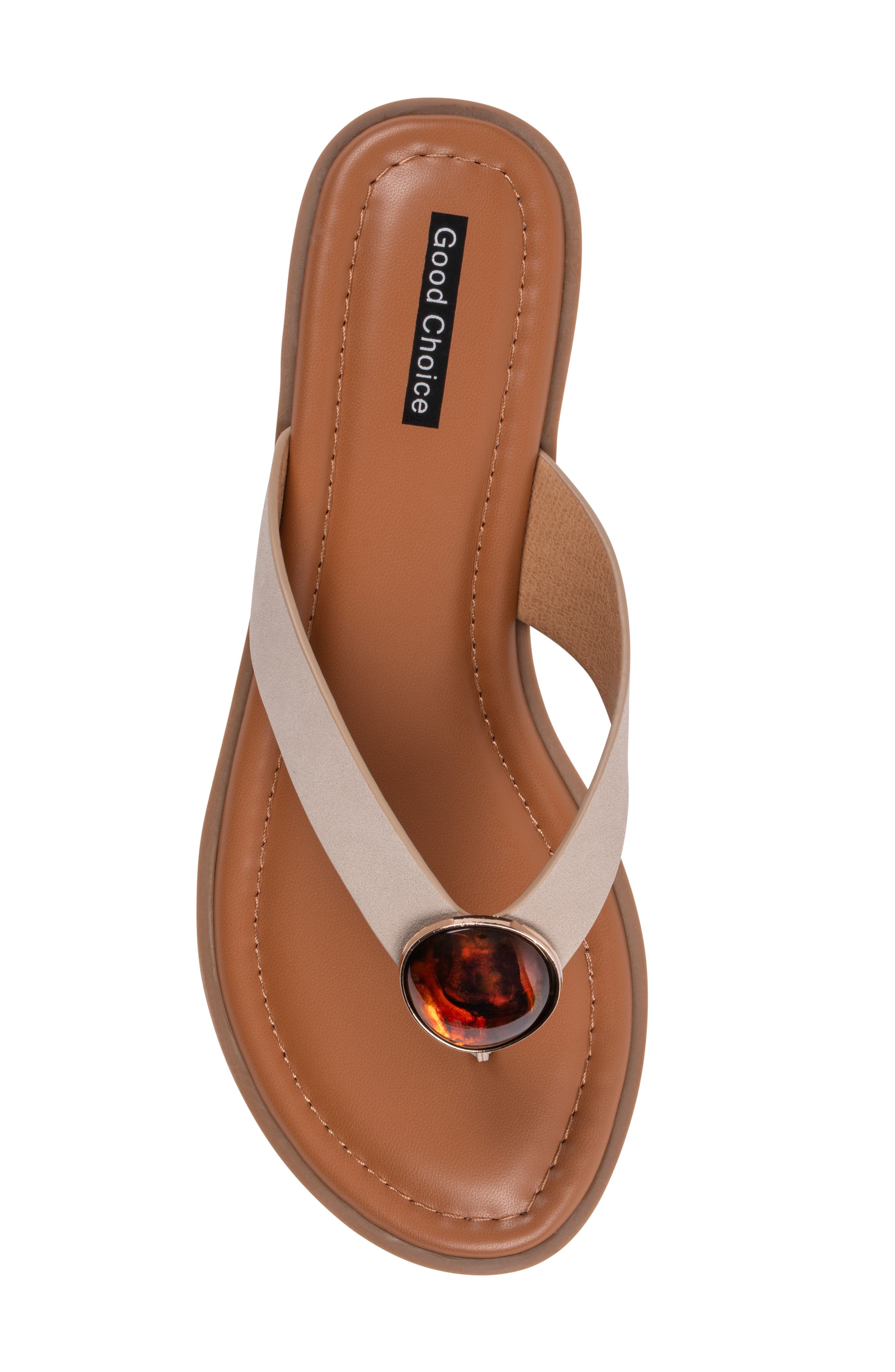 Jaylis Flip Flop, Alternate, color, BEIGE