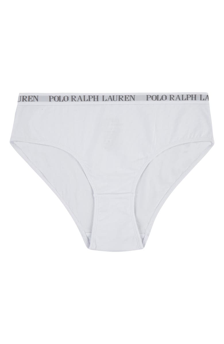Ralph Lauren Kids' Assorted 3-Pack Bikini Briefs, Alternate, color, Light Cream