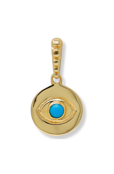Evil Eye Disc Pendant