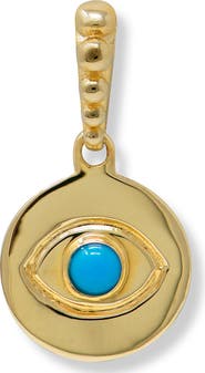 Anzie Evil Eye Disc Pendant