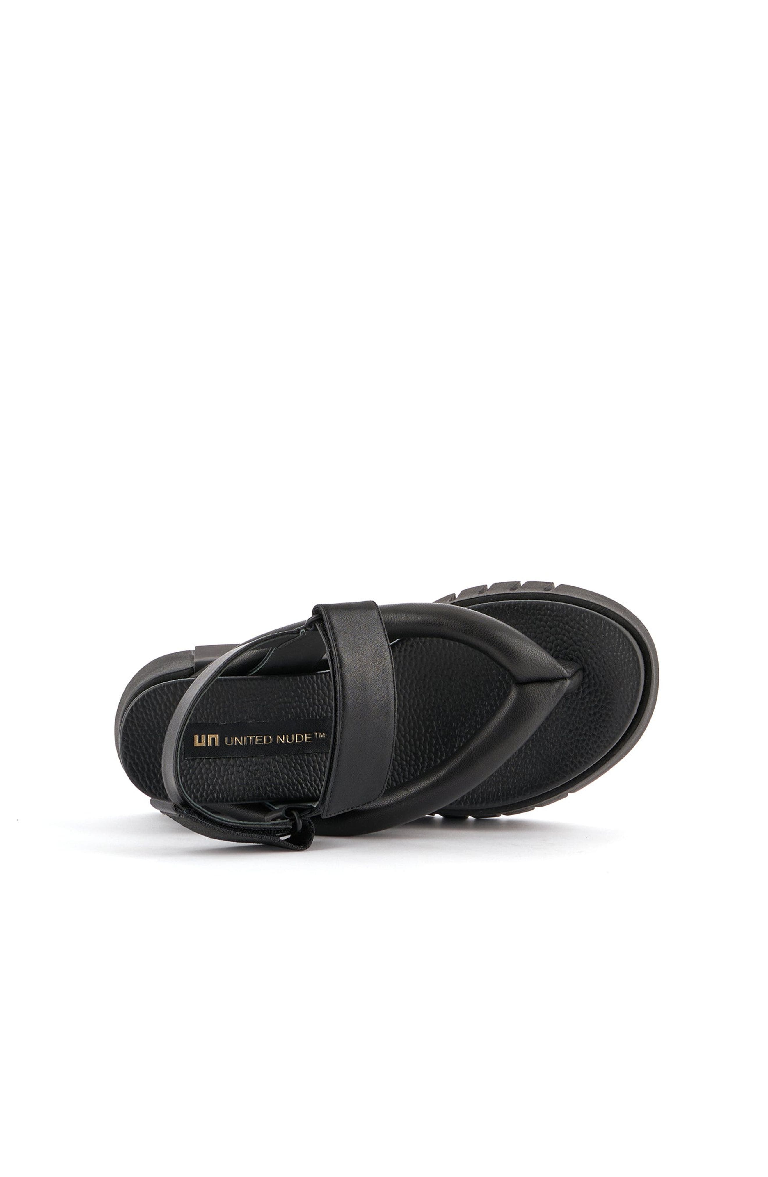 United Nude Delta Tong Sandals, Alternate, color, Black