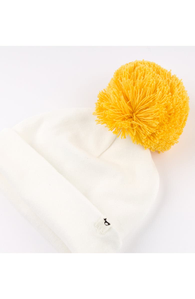 oh baby! Golden Pom Hat, Alternate, color, Cream