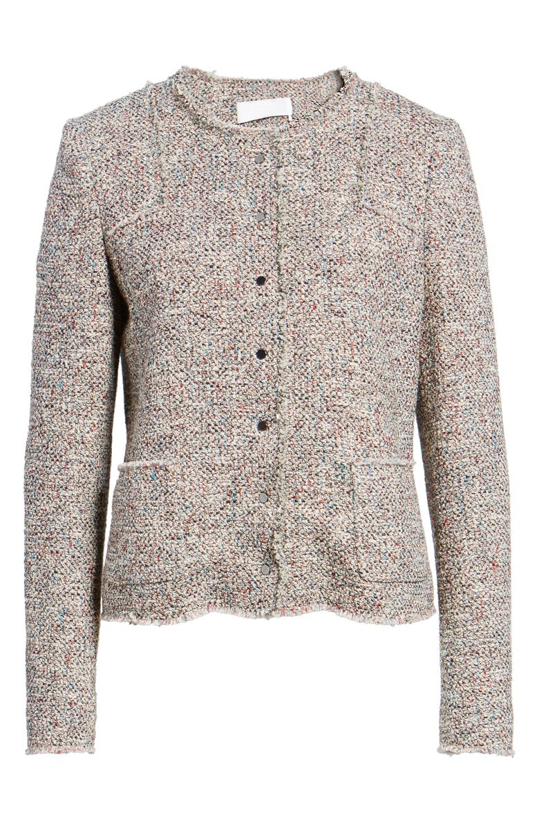 BOSS Koralie Tweed Jacket, Alternate, color, 