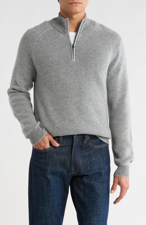 Rib Cashmere Pullover