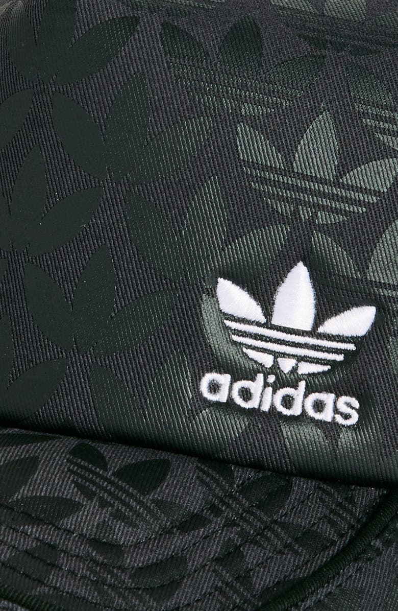adidas Monogram Snapback Trucker Hat, Alternate, color, 