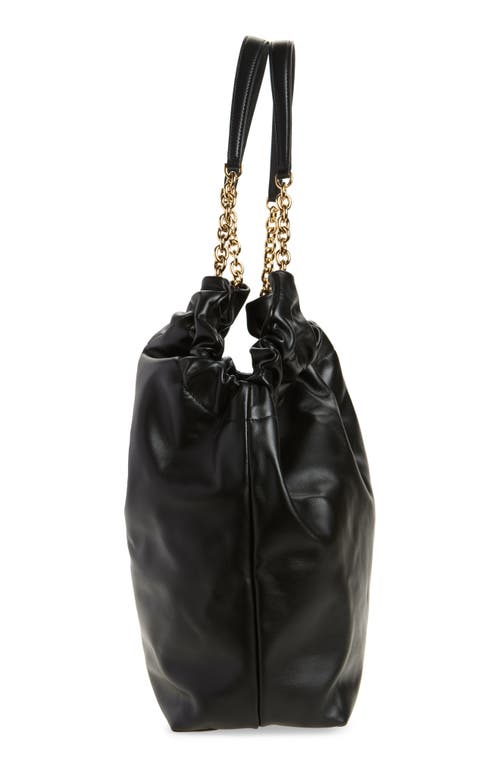 Demellier Miami Leather Hobo In Black