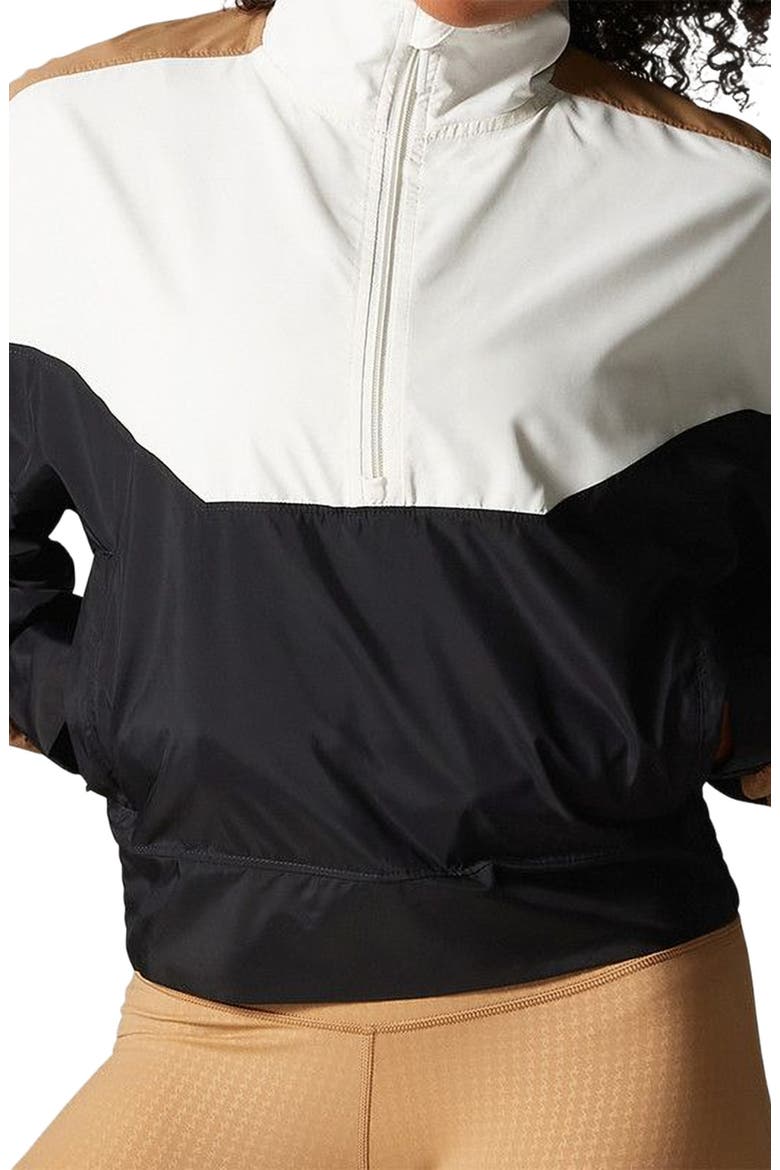 Elevation Colorblock Half Zip, Alternate, color, EBONY/COCONUT