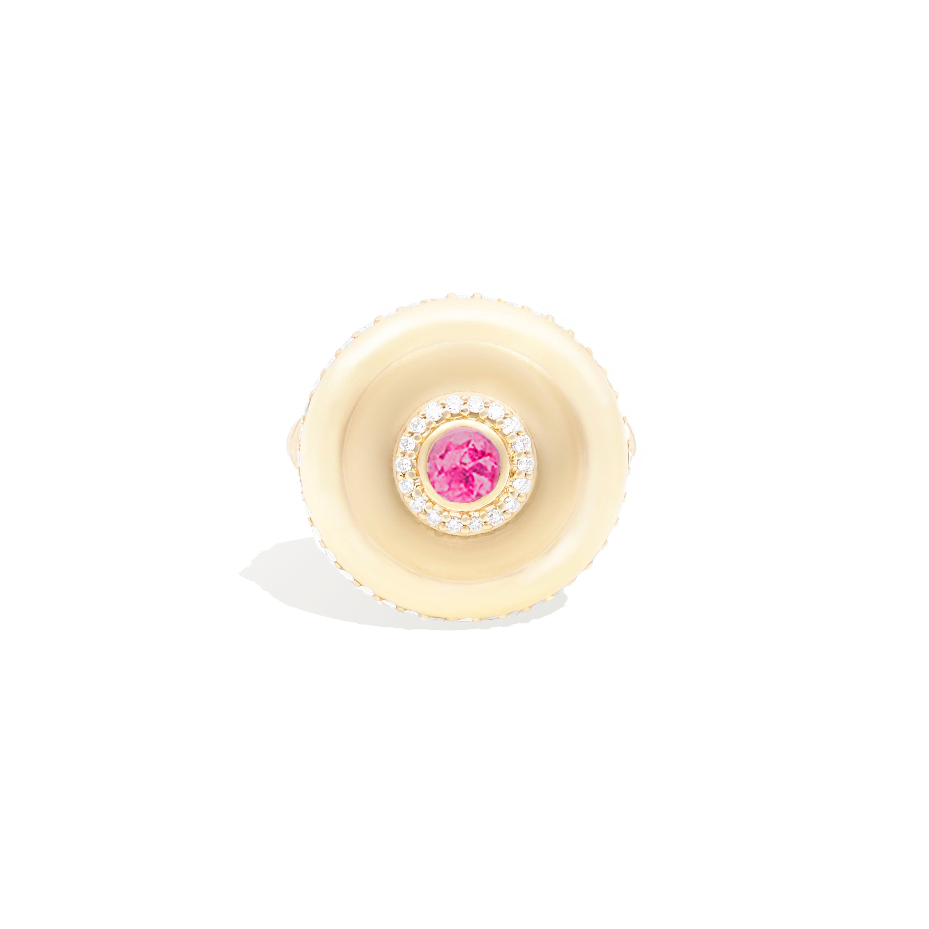 Pink Sapphire- Gold