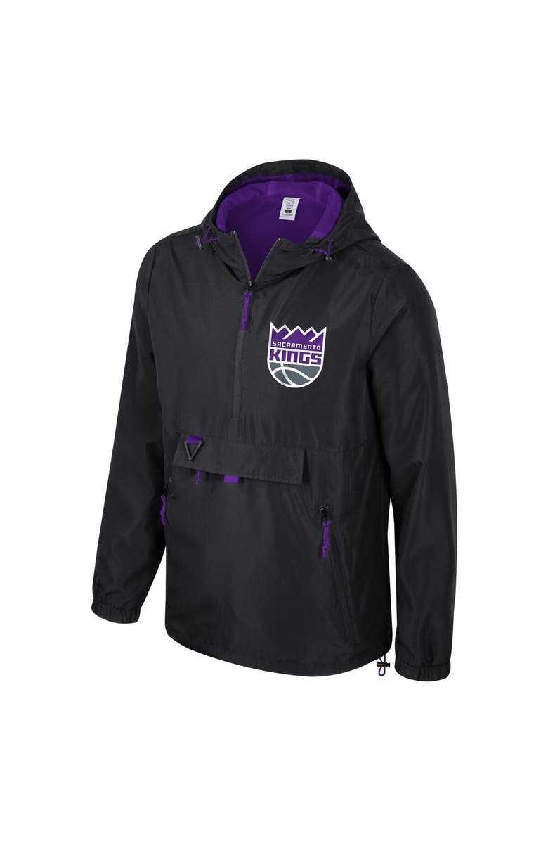 Stadium Essentials Unisex Stadium Essentials Black Sacramento Kings Compete Quarter-Zip Hoodie Jacket, Alternate, color, Black
