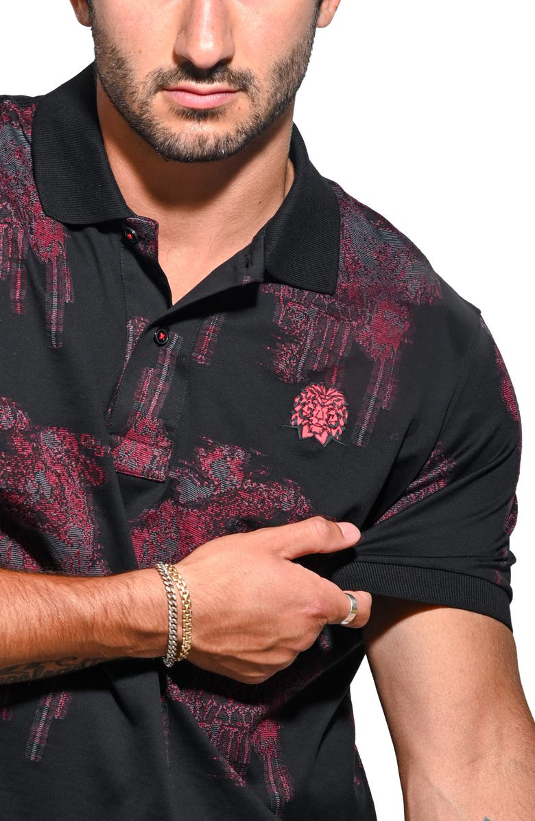 Maceoo Mozart Triangle Polo, Alternate, color, Red