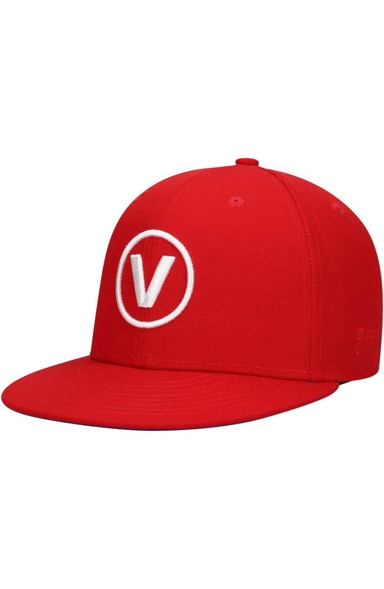 RINGS & CRWNS Men's Rings & Crwns Red Vargas Campeones Team Fitted Hat, Alternate, color, Red