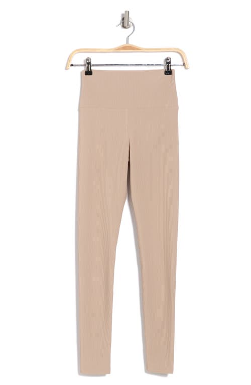 Shop Beach Riot Ayla Rib Leggings In Taupe