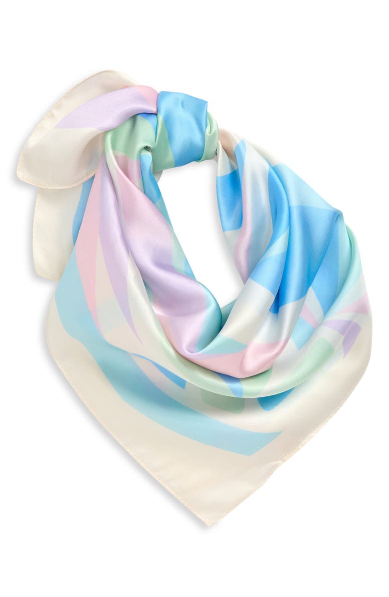 FRASIER STERLING Tide Pool Square Scarf, Main, color, Blue