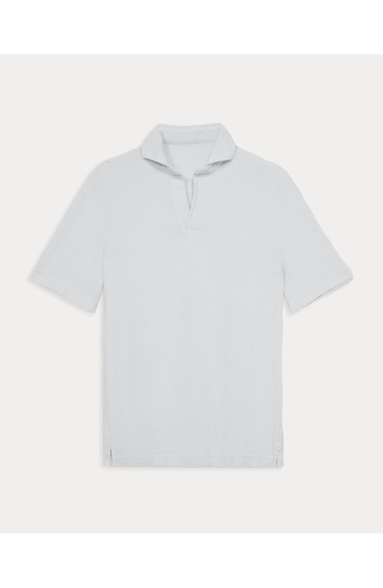 Fortela Sullivan Terry Cloth Jersey Polo, Main, color, Light Grey