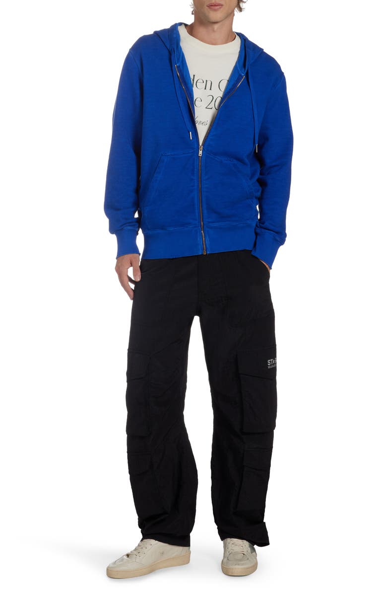 Golden Goose Journey Cotton Zip Hoodie, Alternate, color,